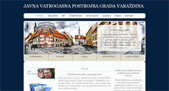 Desktop Screenshot of jvp-varazdin.hr