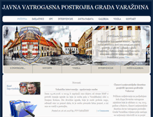 Tablet Screenshot of jvp-varazdin.hr